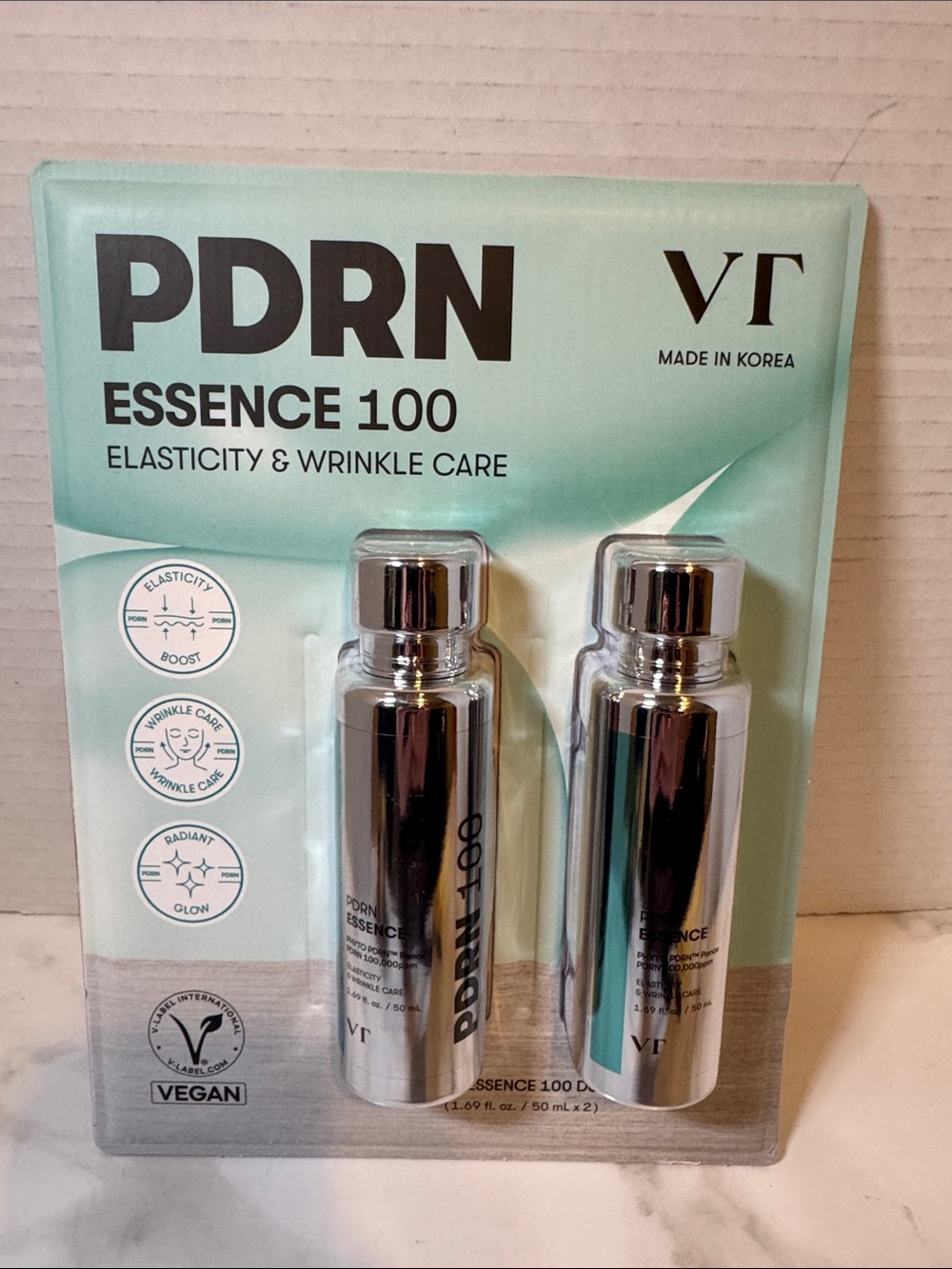 VT PDRN Essence 100 Elasticity & Wrinkle Care DUO SET. New
